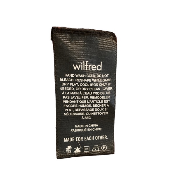 Aritzia Wilfred Sweater Mock Turtleneck Burnt Orange size Medium - Picture 2 of 4